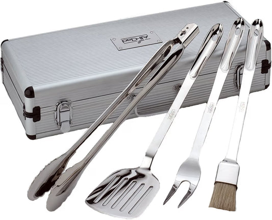 All-Clad Stainless Steel BBQ Tool Set (4-Piece)