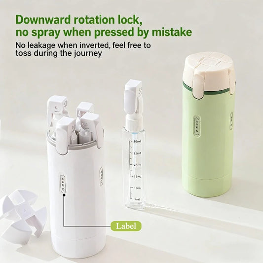 4-in-1 Minimalist Travel Dispenser Bottle
