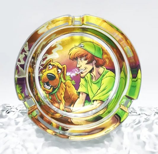 Creative Pattern Glass Ashtray