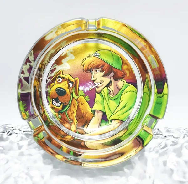 Creative Pattern Glass Ashtray