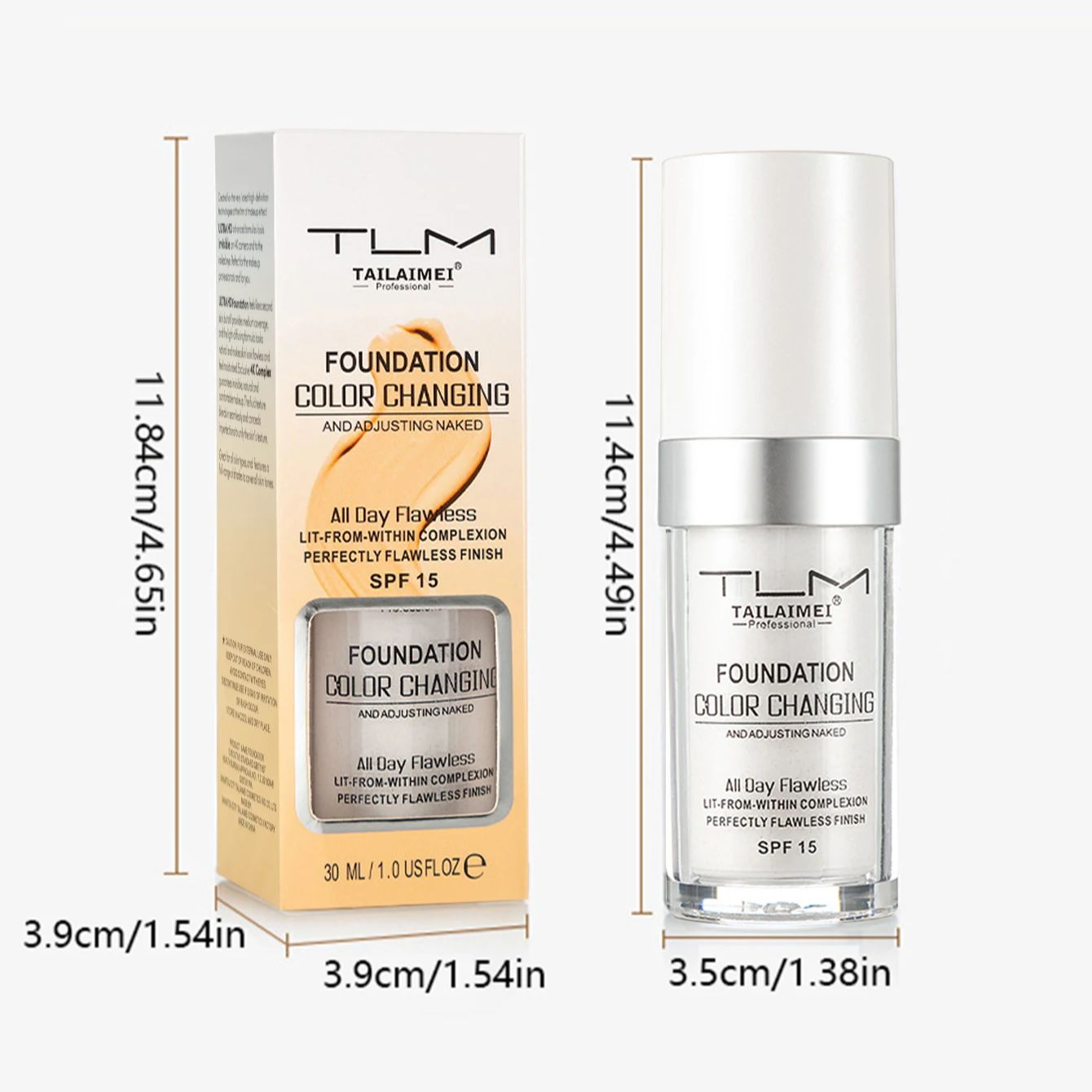 Color-Changing Liquid Foundation Sunscreen