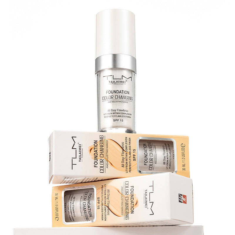 Color-Changing Liquid Foundation Sunscreen